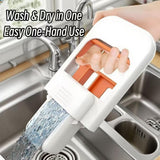 Foldable Desktop Mini Sponge Mop | Portable Wet & Dry Cleaning